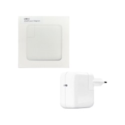 Adapter for Apple Macbook USB-C 30W White Adapter for Apple Macbook USB-C 30W White